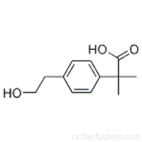 2- (4- (2-гидроксиэтил) фенил) -2-метилпропановая кислота CAS 552301-45-8